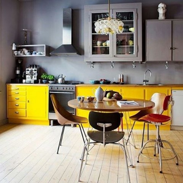 YELLOW CABINETS