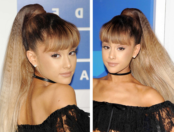 Get Ariana Grandes Hair And Makeup From The 2016 Mtv Video