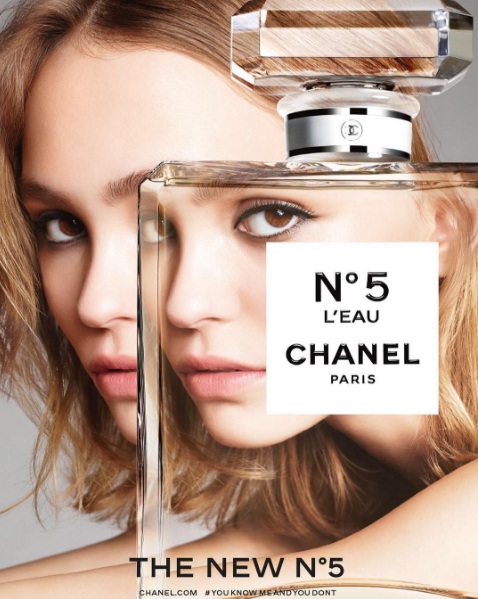 Lily-Rose Depp revealed as official face for Chanel No 5 L'Eau