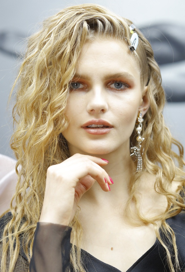 Perms Stage A Comeback On The Unique Runway At London Fashion