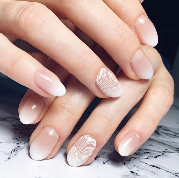 18 Bridal Wedding Nail Designs for Brides - The Trend Spotter