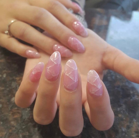 Rose Quartz Nails Rule As Spring’s Cool New Manicure | BEAUTY
