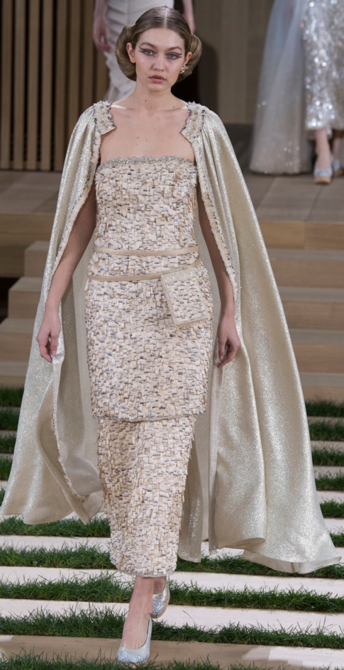 Gigi And Bella Hadid Stun On The Chanel Couture Runway