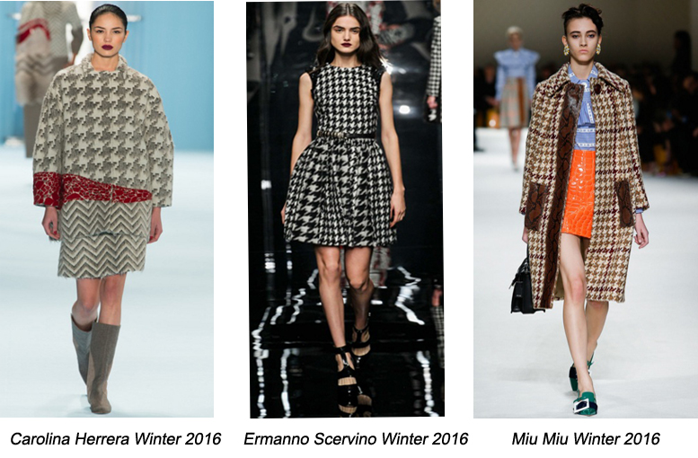 Houndstooth Patterns Are A Stunning Runway Trend