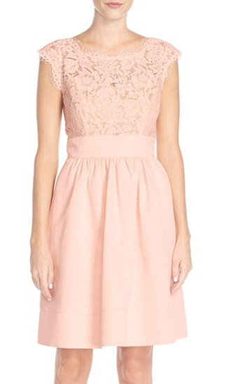 PINK LACE DRESS
