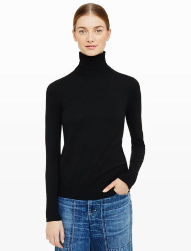 black turtleneck