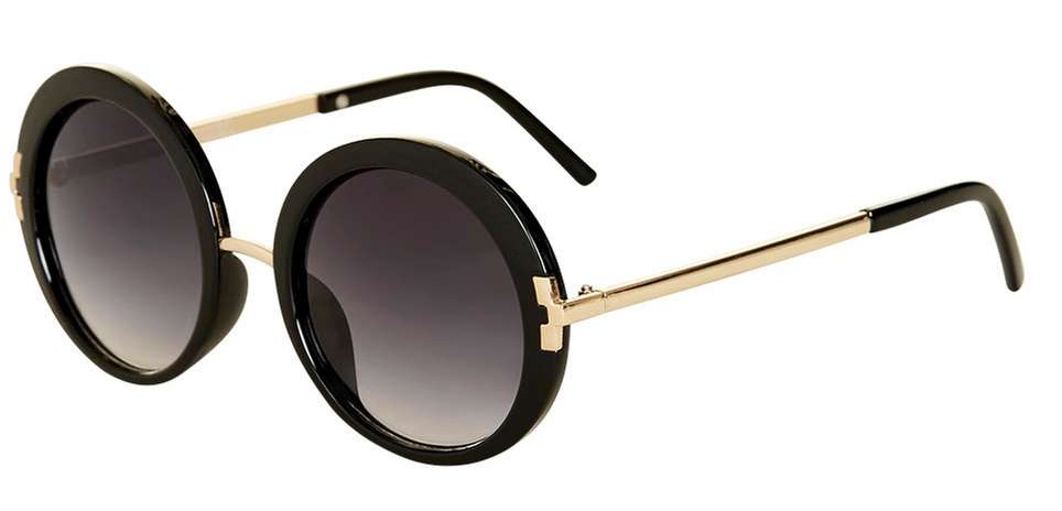 ROUND BLACK AVIATORS