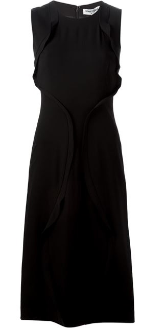 BLACK SLEEVELESS DRESS