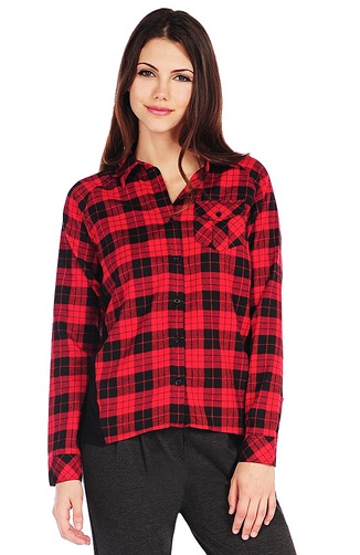 RED PLAID SHIRT