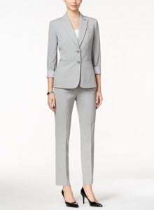 Get Mila Kunis’ Classic Grey Pantsuit From “Bad Moms” | FASHION
