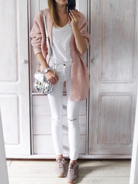 PINK CARDIGAN