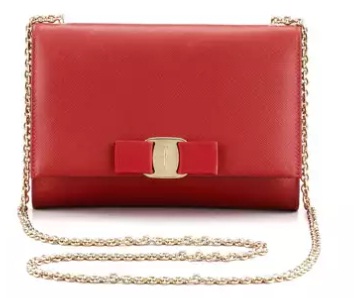 RED CHAIN BAG