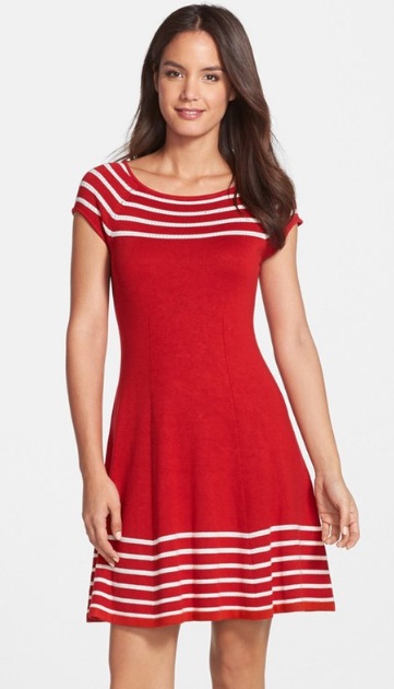 red-sweater-dress