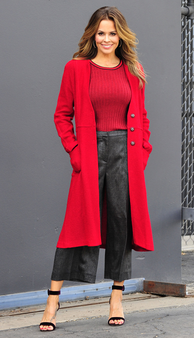 Brooke Burke-Charvet Leaving the Home & Beauty Set