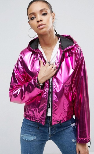 Steal Riley Keough's Pink Bomber Jacket From 