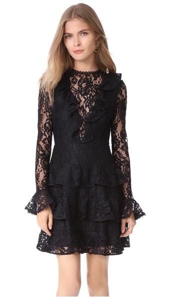 BLACK LACE DRESS | FASHION