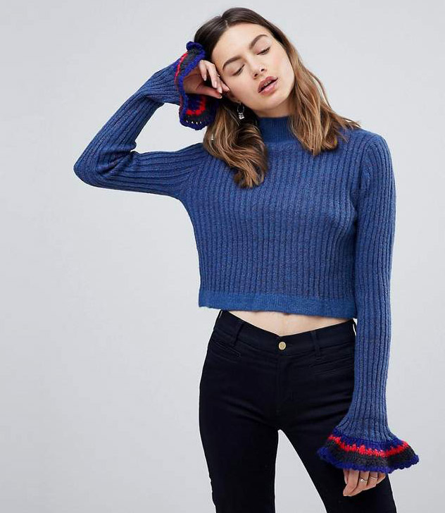 BLUE-TURTLENECK | FASHION