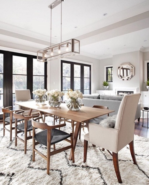 Latest Interior Design Trend, Silver Dining Room Decor